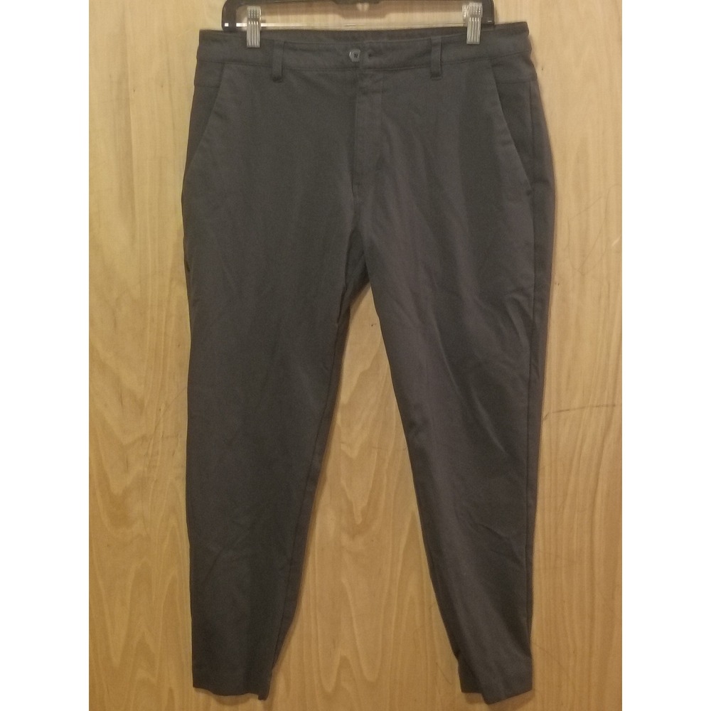 BYLT Premium Basics Everyday Pant Charcoal Grey Tapered Jogger Mens Stretch